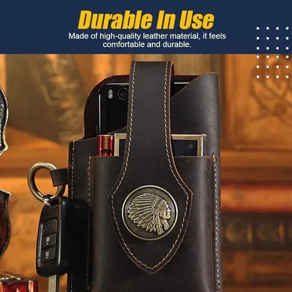 Multifunctional Leather Mobile Phone Bag (Buy 2 Free Shipping)well made and high quality,durable for the daily use