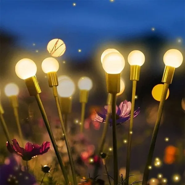 🔥IP65 Waterproof Solar Powered Firefly Light⭐2 different lighting modes for vivid and gorgeous visual effects.